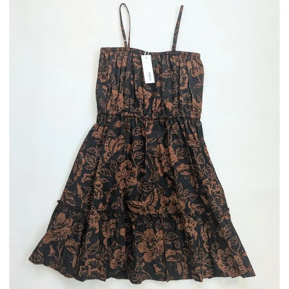 Janie & Jack Binabu Girls Floral Summer Sundress Size Age 12 Boho Style NEW - Picture 2 of 12